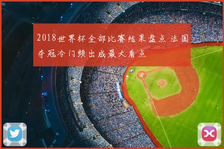 2018世界杯全部比赛结果盘点 法国夺冠冷门频出成最大看点